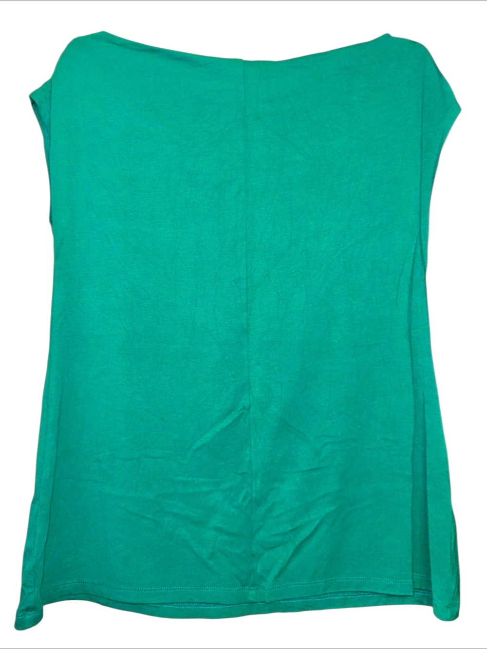 Smoking Lily Emerald Green Bamboo Boatneck Cap Sleeve Jellyfish Tee XL - Picture 3 of 4